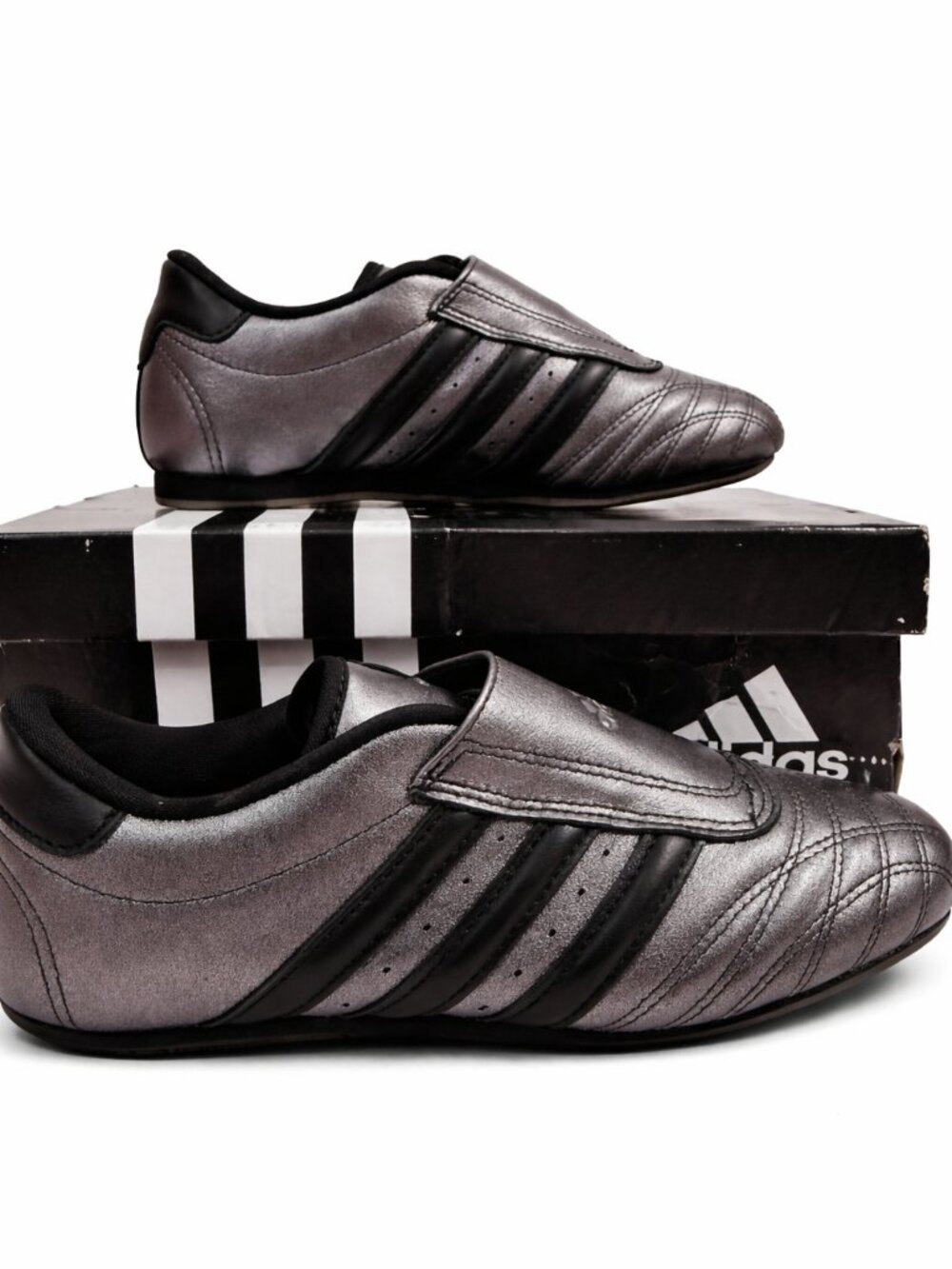 Adidas Taekwondo Metallic Grey Black
